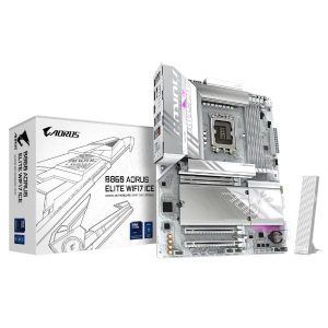 Gigabyte B860 AORUS Elite WiFi7 ICE ATX Motherboard (LGA1851, DDR5)
