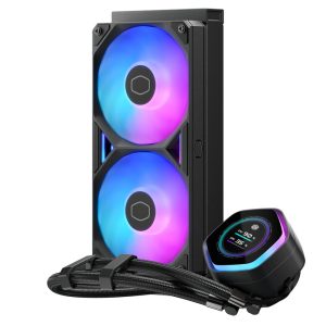 COOLER MASTER Master Liquid Atmos II 240mm ARGB CPU Liquid Cooler ( Black ) ( With LCD Display ) [ Atmos 2 ]