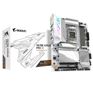 GIGABYTE X670E Aorus Pro X DDR5 AMD Motherboard (White)