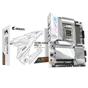 GIGABYTE X670E Aorus Pro X DDR5 AMD Motherboard (White)
