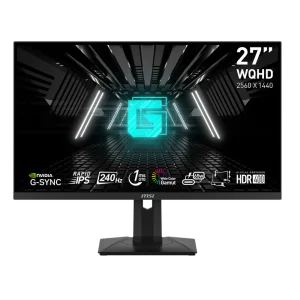 MSI G274QPX 27 Inch 2K QHD 240Hz IPS Panel 136%SRGB 1MS Nvidia GSync Gaming Monitor
