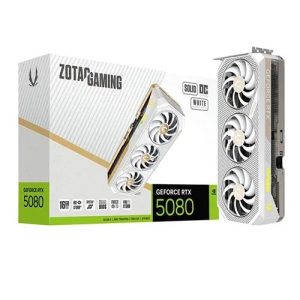 Zotac Gaming RTX 5080 Solid OC White 16GB GDDR7 Graphics Card
