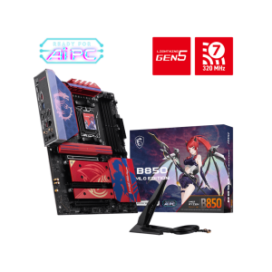 MSI B850 MLG Edition Wifi7 DDR5 AMD Motherboard ( Red )