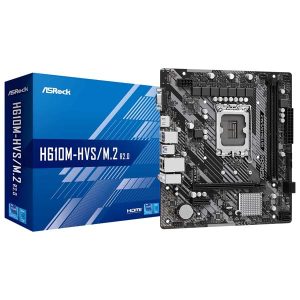 ASRock H610M-HVS/M.2 R2.0 DDR4 Micro ATX LGA 1700 Motherboard