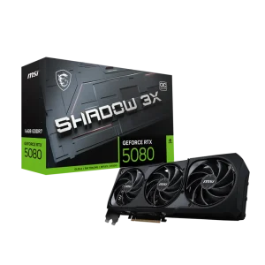 MSI Geforce RTX 5080 Shadow 3X OC 16GB NVIDIA Graphic Card