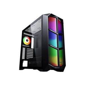 ZEBRONICS Zeb-Ironside MATX Mid Tower Cabinet (Black)
