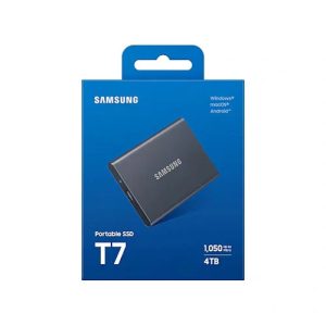 SAMSUNG T7 4TB Gen2 External Solid State Drive (SSD) ( Gray )