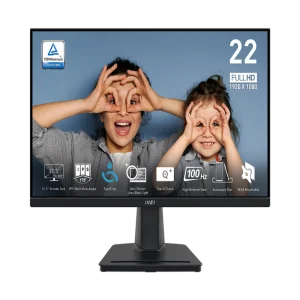 MSI PRO MP225 22 Inch FHD 100Hz IPS Panel 107% SRGB 1MS Adaptive Sync Business Monitor