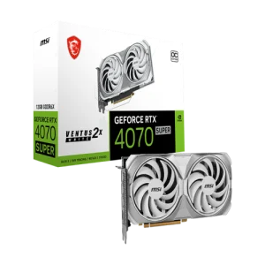 MSI GeForce RTX 4070 Super Ventus 2X OC White 12GB Nvidia Graphic Card
