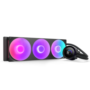 NZXT Kraken Plus 360 RGB 360mm CPU Liquid Cooler ( With LCD Display ) ( Black )