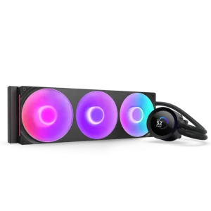 NZXT Kraken Plus 360 RGB 360mm CPU Liquid Cooler ( With LCD Display ) ( Black )