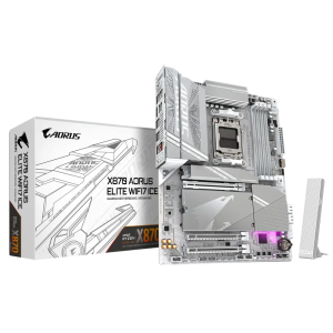 GIGABYTE X870 AORUS ELITE WIFI7 ICE DDR5 AMD Motherboard ( White )