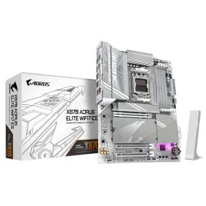 GIGABYTE X870 AORUS ELITE WIFI7 ICE DDR5 AMD Motherboard ( White )