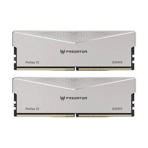 Acer Predator Pallas II Series 32GB (16GBx2) DDR5 6000MHz CL30 Desktop Ram (Silver)