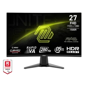 MSI MAG 276CXF Gaming Monitor | 27 Inch | 280HZ | 0.5 MS | 102% SRGB Rating