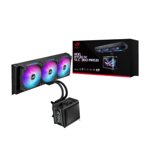 ASUS ROG Ryuo IV SLC 360mm ARGB CPU Liquid Cooler ( Black ) ( With LCD Display )