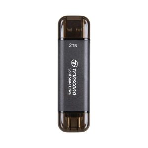 Transcend 310C 2TB USB C Portable SSD (Black)