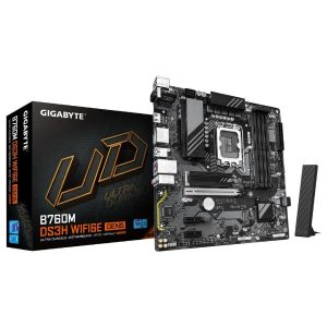 Gigabyte B760M DS3H WiFi 6E Gen5 Motherboard (LGA1700, DDR5, PCIe 5.0)