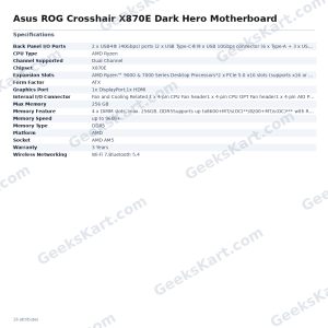 Asus ROG Crosshair X870E Dark Hero Motherboard