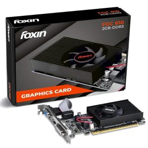 Foxin GT 610 Graphics Card – 2GB DDR3 64-Bit with Triple Display Output