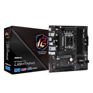 ASRock B760M PG Lightning Motherboard – Intel LGA1700, DDR5 & PCIe 5.0