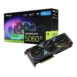 PNY GeForce RTX 5060 Ti EPIC-X RGB Overclocked Triple Fan 8GB GDDR7 Graphics Card