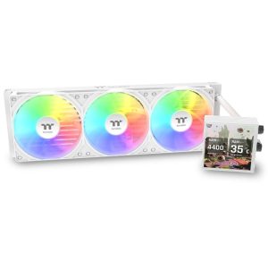 THERMALTAKE LB360 Ultra 360mm ARGB Liquid Cooler ( Snow ) ( With LCD Display )