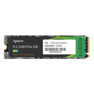 Apacer AS2280P4 512GB M.2 PCIe Gen3 x4 NVMe Solid State Drive