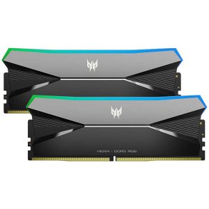 Acer Predator Hera RGB 48GB (24GBx2) DDR5 6000MHz CL28 RAM – Silver
