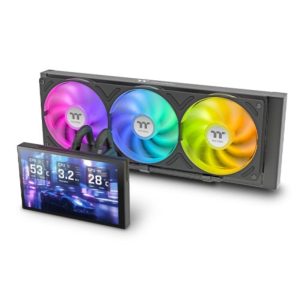 Thermaltake ST360 Ultra ARGB 360mm AIO CPU Liquid Cooler with 7-Inch LCD Display