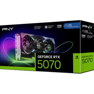 PNY NVIDIA GeForce RTX 5070 ARGB EPIC-X RGB OC Triple Fan Graphics Card