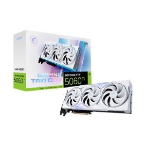 MSI RTX 5060 Ti 16G Gaming Trio OC White GDDR7 Graphics Card