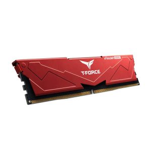 TEAMGROUP T-Force Vulcan 16GB DDR5 6000MHz Desktop RAM – Red (CL38)