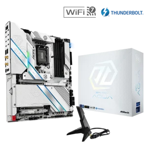 ASRock Z890 Taichi Aqua WiFi DDR5 Intel Motherboard (White) — LGA1851, PCIe Gen5, Wi-Fi 7